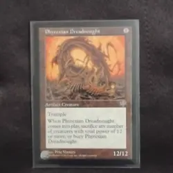 NM Magic: The Gathering Phyrexian Dreadnought Artifact Mirage Rare 12/12 - Image 1