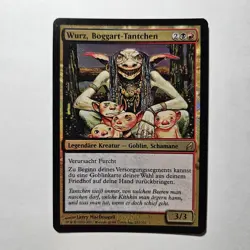 NM GERMAN Foil Wort, Boggart Auntie Lorwyn LRW 252/301 MTG Magic Goblin - Image 1