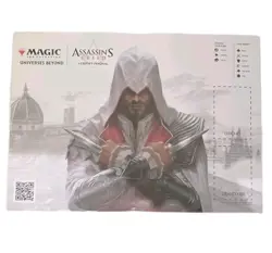 Assassin's Creed Magic: The Gathering Exclusive Cardboard Promo Play Mat Sealed - Image 1