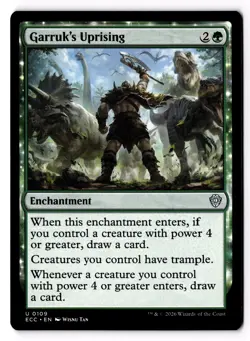 Garruk's Uprising 109 Commander: Lorwyn Eclipsed Normal NM - Image 1