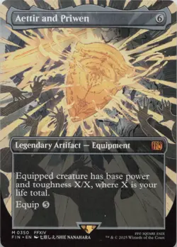 Aettir and Priwen (Borderless) M FINAL FANTASY 350 - LP MTG - Image 1