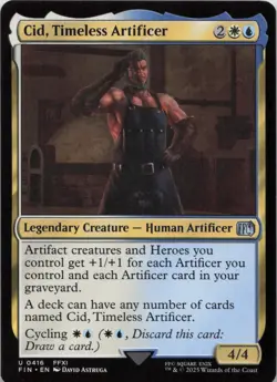 Cid, Timeless Artificer (0416) U FINAL FANTASY 416 NM - Image 1