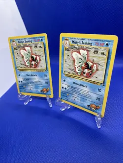 Pokemon WOTC (2) Lot 2000 Gym Heroes Misty's Seaking #55/132 Vintage NM - Image 3