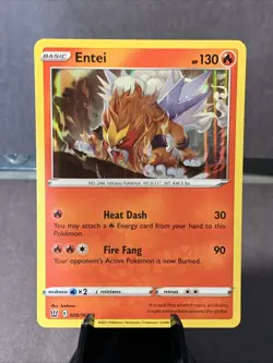 Pokemon TCG Entei #020/163 Holo Rare SW05:Battle Styles NM - Image 1