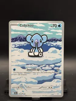 Pokemon TCG Cubchoo Illustration Rare Black Bolt 109/086💥 - Image 1