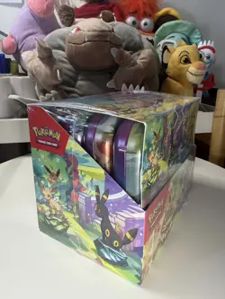 Pokemon TCG Prismatic Evolutions Mini Tin Display Case |BRAND NEW FACTORY SEALED - Image 1