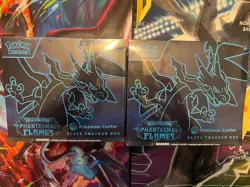 Pokemon TCG: Phantasmal Flames Pokemon Center Elite Trainer Box ETB X2 SEALED - Image 1