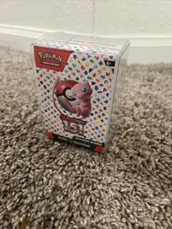 Pokemon 151 Booster Bundle Scarlet & Violet With Plastic Protective Case 6 Packs - Image 1