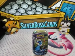 SEALED Prismatic Evolutions Mini-Tin (2 Packs) Vaporeon Art -Pokemon TCG SV: - Image 1