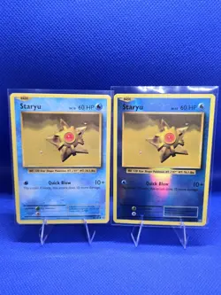 Pokemon TCG Staryu Evolutions 30/108 Reverse Holo And Regular Lot - Image 1