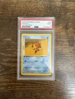 Pokemon Staryu Base Set Shadowless 1st Edition 65/102 PSA 9 - Image 1