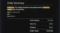 X2 Ascended Heroes Pokemon Center ETB and X4 booster bundles PRESALE/PREORDER! - Image 2