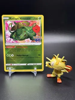 Radiant Venusaur 004/078 Pokemon GO Holo - Image 1