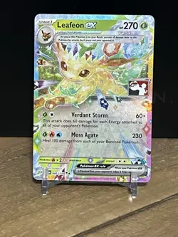 EEVEELUTIONS Ex SET Play! Pokemon Prize Pack Series 7 Prismatic Evolutions Stamp - Image 2