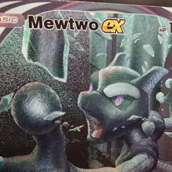 Pokemon Mewtwo Pocket TCG Custom Made Fan Art Holo With Texture - Image 2