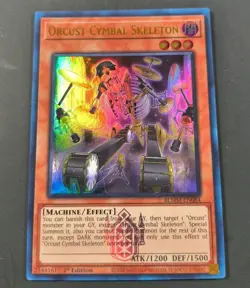 Yu-Gi-Oh! Orcust Cymbal Skeleton Ultra Rare 1st Edition BLMM-EN084 NM - Image 1