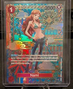 One Piece TCG OP01-016 SP Nami (Alt Art) English Awakening of The New Era NM - Image 1