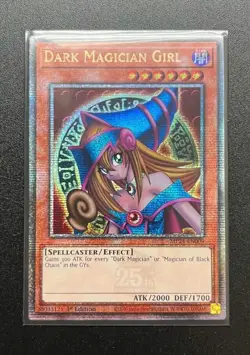YUGIOH! Dark Magician Girl MP24-EN009 Quarter Century Secret Rare 1st Edition NM - Image 1