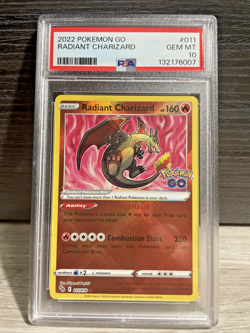 2022 Radiant Charizard PSA 10 Gem Mint 011/078 Pokemon GO Holo Stamp - Image 3