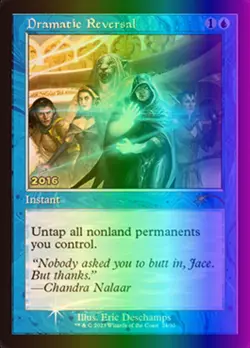 MTG Dramatic Reversal (24/33) 30th Anniversary Play Promos LP FOIL - Image 1