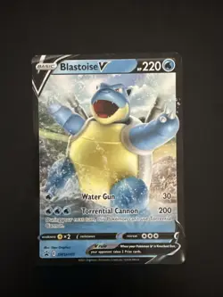 Pokemon SWSH101 Blastoise v Black Star Promo Holo Card 2021 Light Play - Image 1