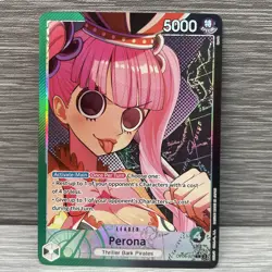 PERONA ALT ART Leader One Piece Card Game- OP06-021 - Wings Of The Captain - Image 1
