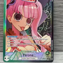 PERONA ALT ART Leader One Piece Card Game- OP06-021 - Wings Of The Captain - Image 3