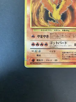 [P120]Moltres Pokemon Card Fossil Set No.146 Vintage Holo Rare Japan Nintendo - Image 4