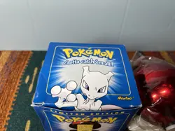 Pokemon Burger King 23k Gold Plated Trading Card Mewtwo Sealed In Blue Box, New - Image 2