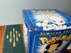 Pokemon Burger King 23k Gold Plated Trading Card Mewtwo Sealed In Blue Box, New - Image 3