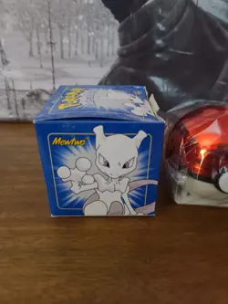 Pokemon Burger King 23k Gold Plated Trading Card Mewtwo Sealed In Blue Box, New - Image 4