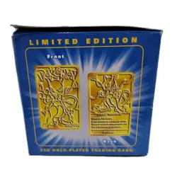 Pokemon Burger King 23k Gold Plated Trading Card Mewtwo Sealed In Blue Box, New - Image 4