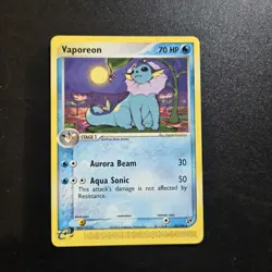 Pokemon Card - Vaporeon 25/100 EX Sandstorm 2003 Non-Holo Rare - NM - Image 1