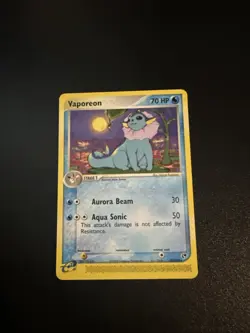 Vaporeon 25/100 EX Sandstorm Non-Holo Rare Pokemon Card NM/Mint - Image 1