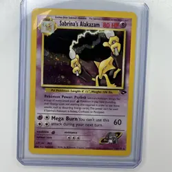 Sabrina's Alakazam 16/132 Holo Gym Challenge - Pokemon Card - NM - Image 1