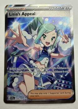 Lisias Appeal 234/191 Full Art Ultra Rare Surging Sparks Pokemon Card Near Mint - Image 1