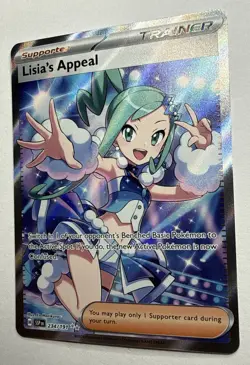 Lisias Appeal 234/191 Full Art Ultra Rare Surging Sparks Pokemon Card Near Mint - Image 3