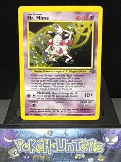 Pokemon Card Mr. Mime 6/64 Jungle Set WOTC Rare Holo Near Mint - Image 1