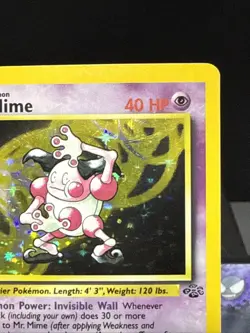 Pokemon Card Mr. Mime 6/64 Jungle Set WOTC Rare Holo Near Mint - Image 2