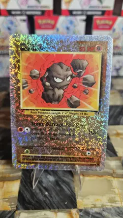 Pokemon TCG Geodude 77/110 Legendary Collection Reverse Holo Firework Card - Image 1