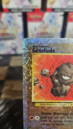 Pokemon TCG Geodude 77/110 Legendary Collection Reverse Holo Firework Card - Image 2