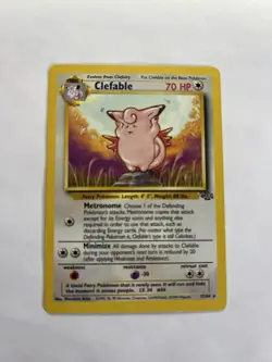 Pokemon TCG Clefable Jungle Card 17/64 Non-Holo Rare - Image 1