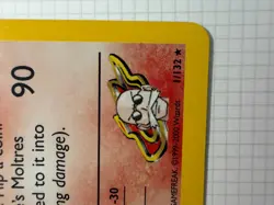 Blaine's Moltres 1/132 Gym Heroes Holo Rare Pokemon Card - Image 5