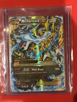 Pokemon Mega-Charizard-EX TCG Flashfire Holo Card 108/106 Secret Rare - Image 1
