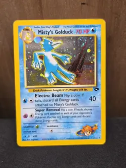Vintage Pokemon Cards Holos, Pidgeot, Blaine, Alakazam, Misty's Golduck Read! - Image 5