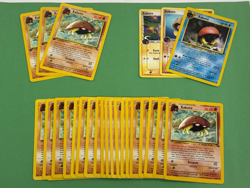 POKEMON CARD LOT OF 27 KABUTO 1ST EDITION & BASE FOSSIL CONDITION VARIES SEE PIC - Image 1