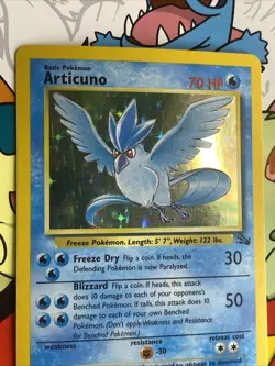 Articuno 2/62 - Pokemon Fossil Set - Holo Card - WotC - LP+ - Image 5