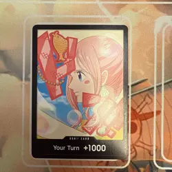 ENGLISH DON !! Shirahoshi PRB-02 FOIL /TEXTURED ONE PIECE Card The Best 2 NM - Image 1