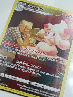 HOLO Alcremie TG08/TG30 NM Brilliant Stars Trainer Gallery Pokemon Card OKACHEKE - Image 2