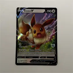 Pokemon Eevee V SWSH065 SWSH: Sword & Shield Promo Holo Card - Image 1